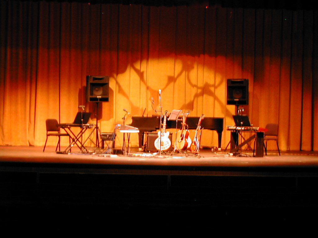 My stage steup for "The Art of Song"